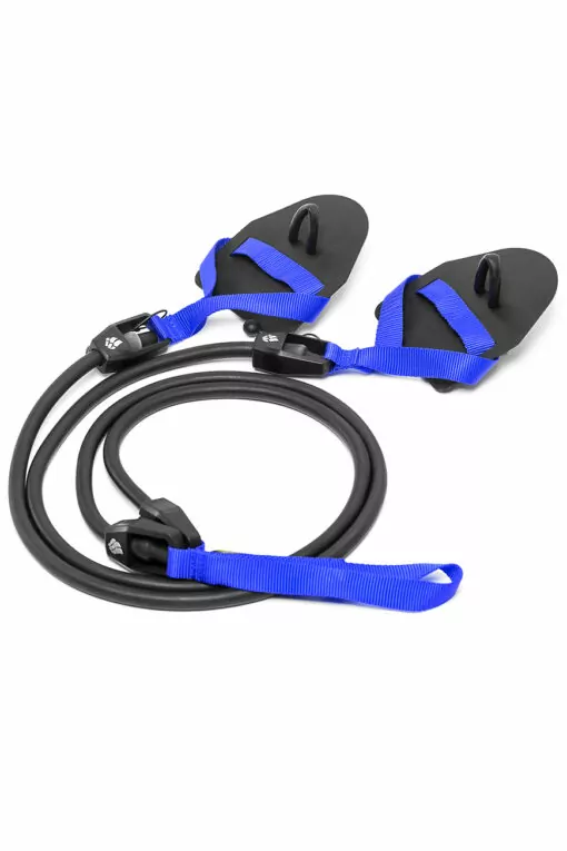 Mad Wave Dry Training mit Paddles in Blau