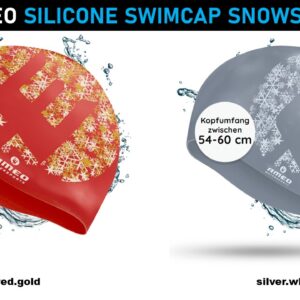 AMEO SILICONE SWIMCAP SNOWSTAR 2 Farben