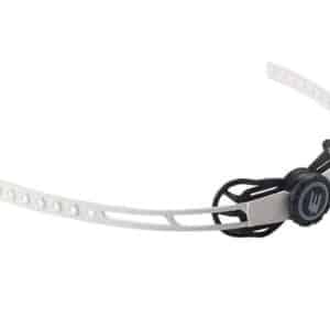 AMEO Twist Lock Befestigungssystem zur sicheren Fixierung des Powerbreather Schnorchels am Kopfband der Schwimmbrille