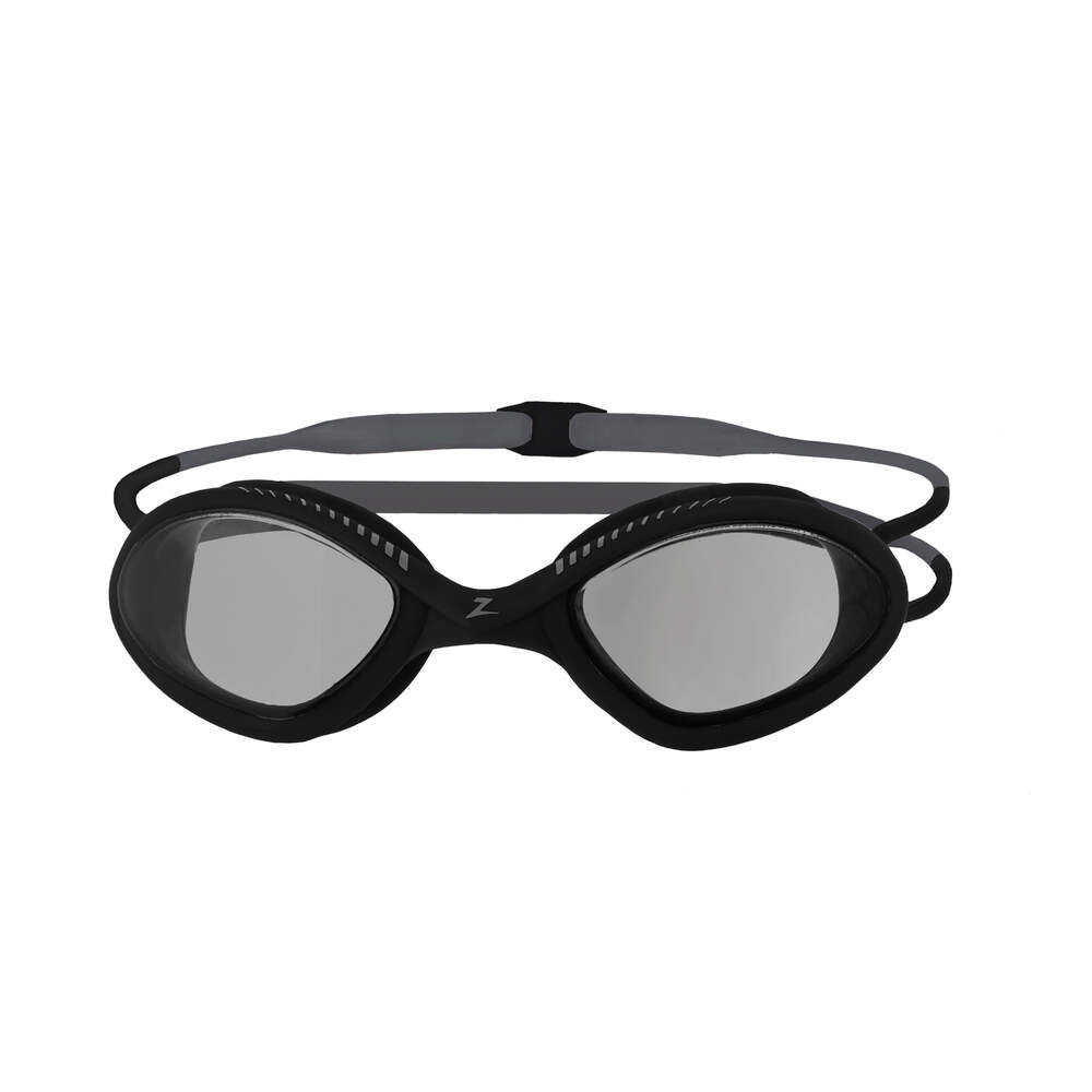 Zoggs Tiger Race Mid Schwimmbrille mit verspiegelten Gläsern für Wettkampf, Training und Freiwasserschwimmen