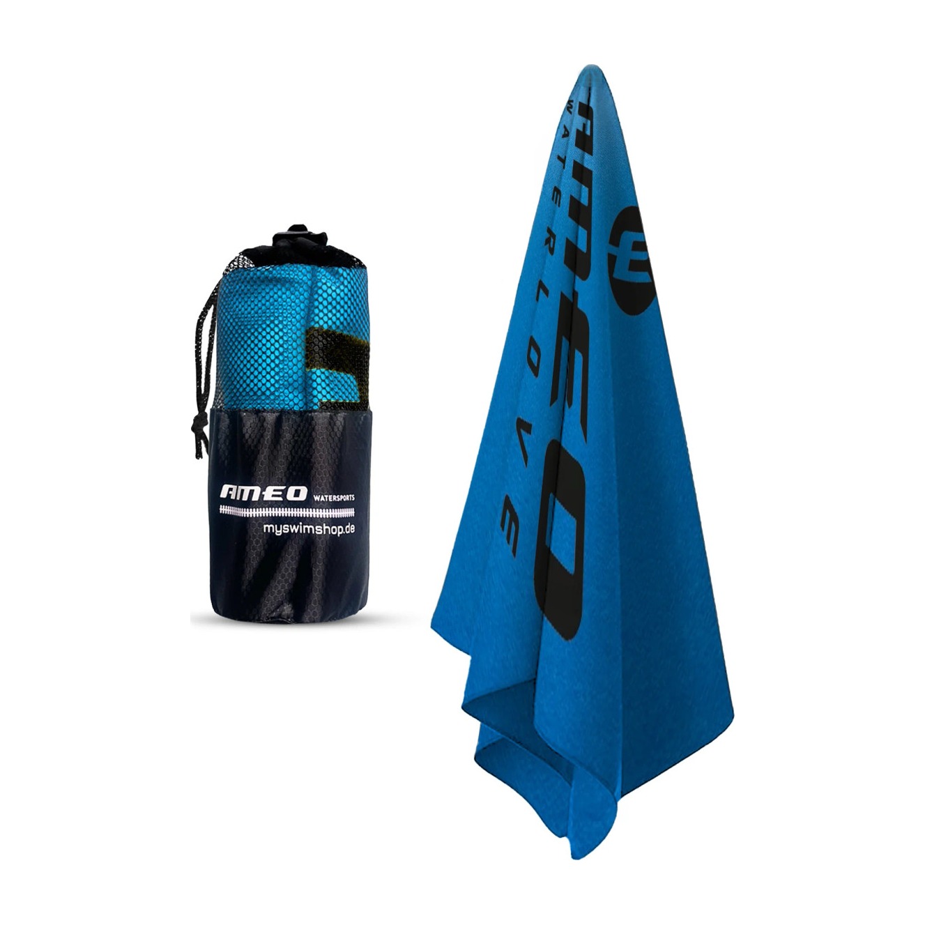 AMEO MICROFIBER TOWEL WATERLOVE 2pureNxl in schwarz – Mikrofaser-Handtuch 150 x 80 cm, Ansicht 6