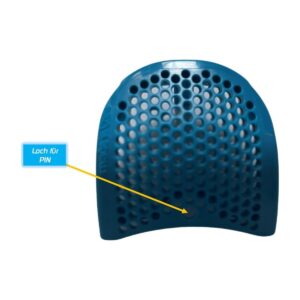 AMEO POWERBREATHER DIFFUSOR mit Loch blau – Ersatzteil für den AMEO POWERBREATHER