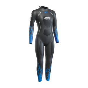 MAD WAVE JET LADY WAC Neopren-Schwimmanzug für Damen in Blau, Vorderansicht