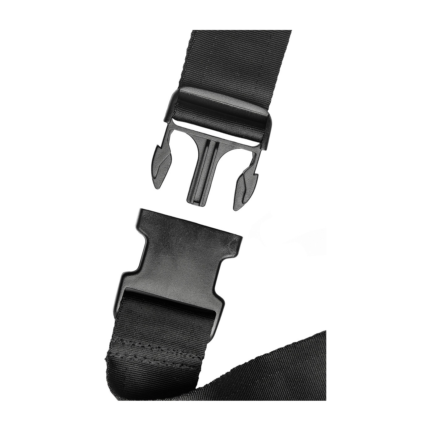 MAD WAVE LONG BELT in rot – Latex-Widerstandsseil mit Hüftgurt, Ansicht 3
