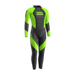 MAD WAVE HYDROSTAR DSSS FLS MAN Neoprenanzug schwarz in der Frontansicht