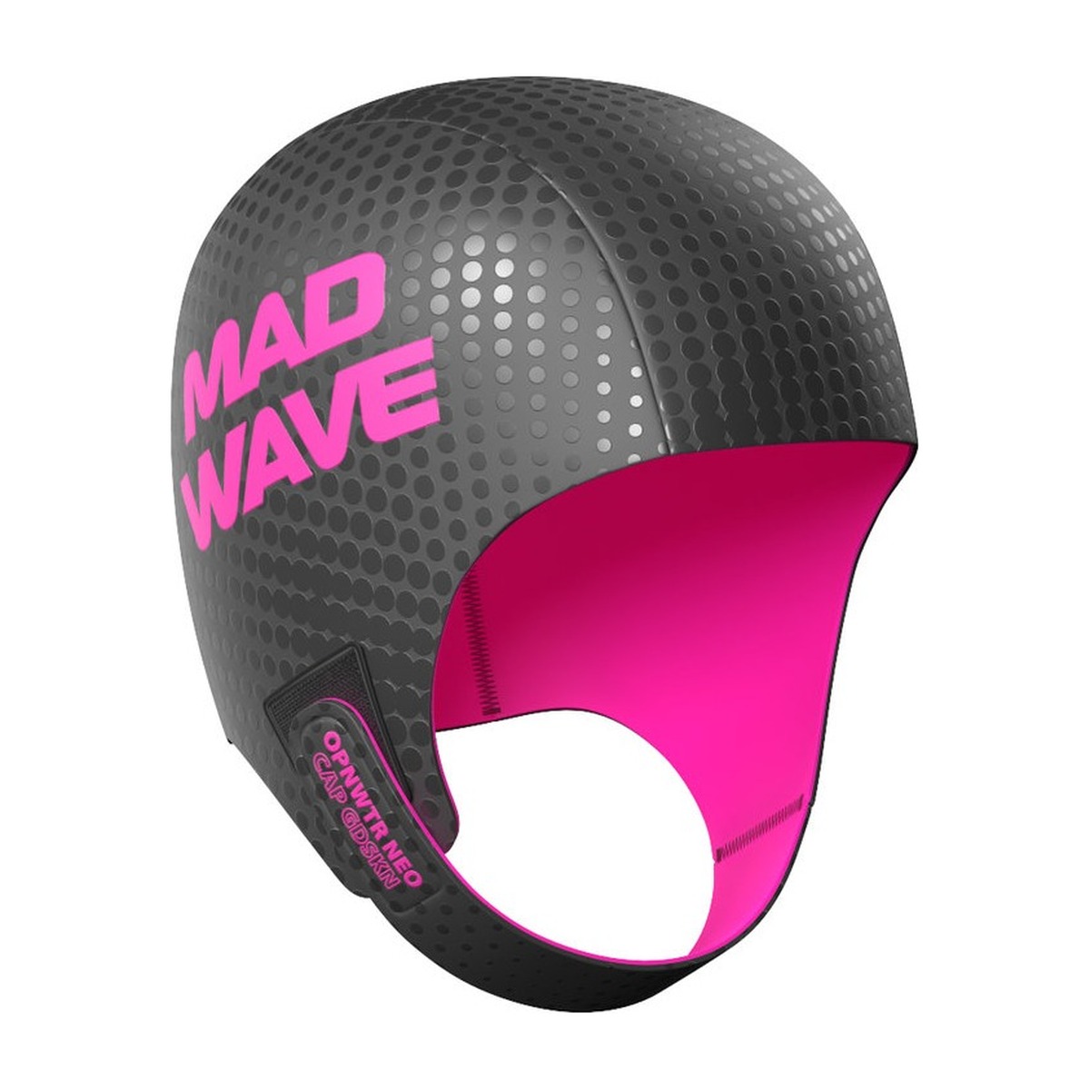 MAD WAVE OPNWTR NEO CAP GDSKN Neoprenhaube in schwarz/pink, Größe L/XL