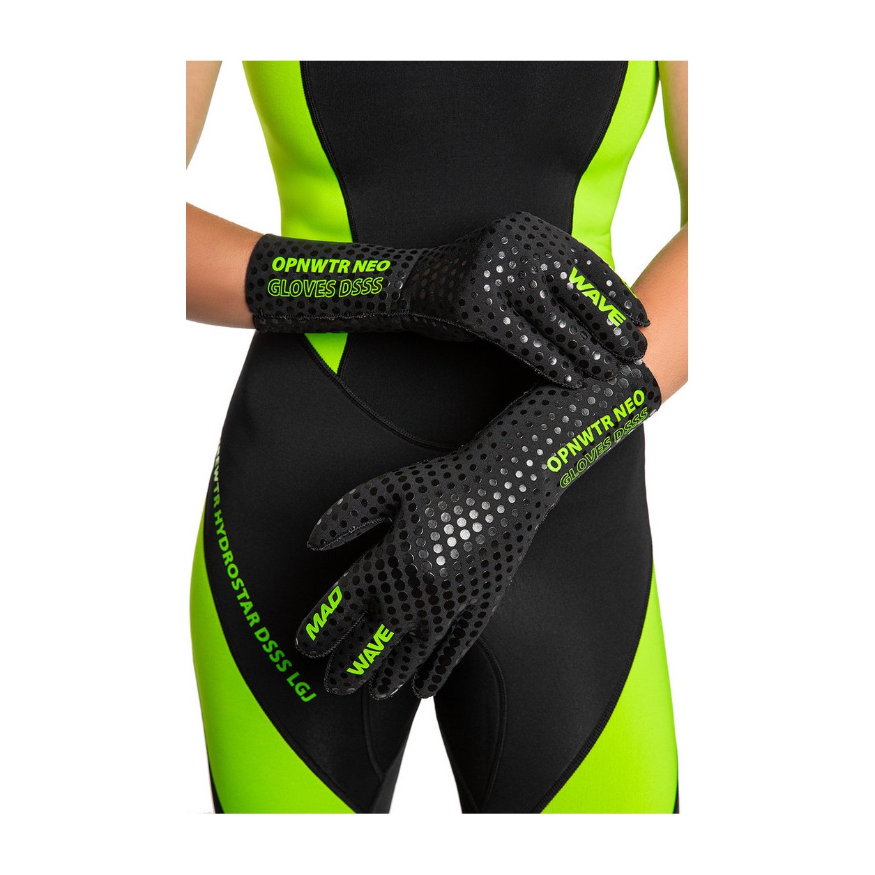 MAD WAVE OPNWTR NEO GLOVES DSSS – Neopren-Handschuhe fürs Freiwasser, Ansicht 5