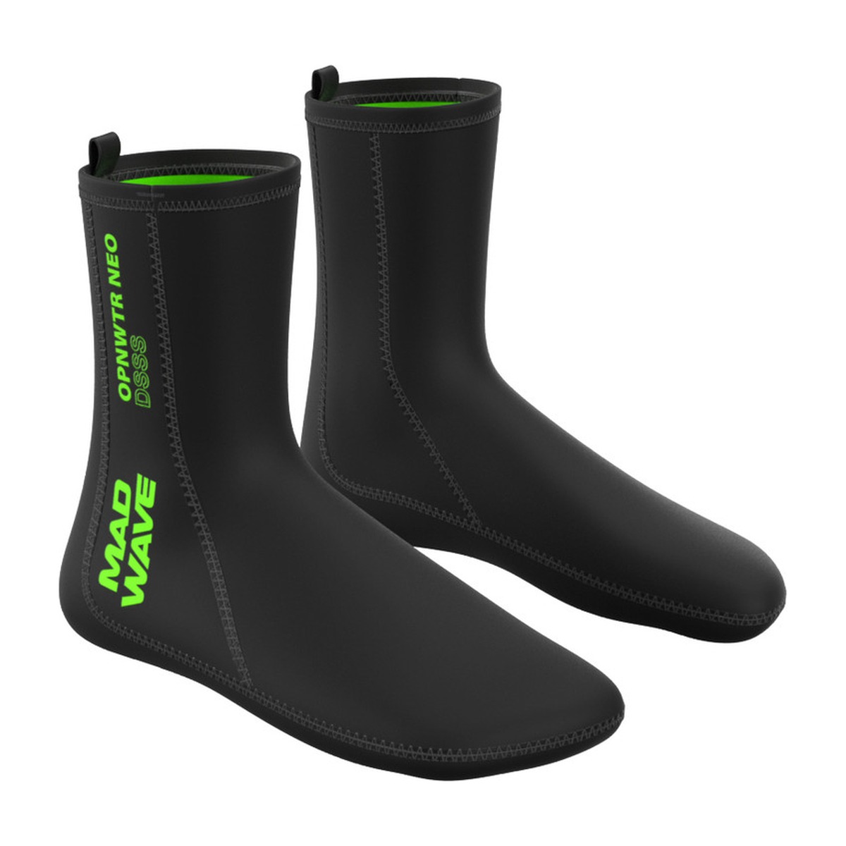 MAD WAVE OPNWTR NEO SOCKS DSSS in schwarz – Neopren-Socken fürs Freiwasser