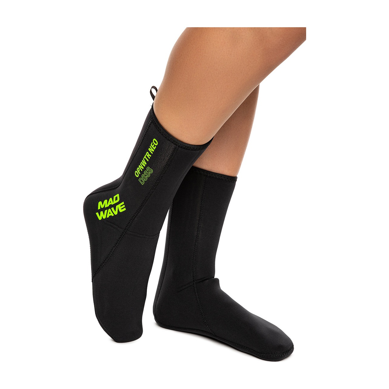 MAD WAVE OPNWTR NEO SOCKS DSSS in schwarz – Neopren-Socken fürs Freiwasser, Ansicht 2