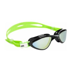 MAD WAVE RAPID TECH RAINBOW L in grün – regenbogenverspiegelte Schwimmbrille
