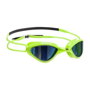 MAD WAVE RAPID COMP L RAINBOW in grün – regenbogenverspiegelte Schwimmbrille