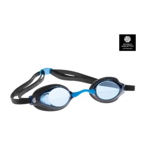 MAD WAVE RECORD BREAKER Schwimmbrille blau in der Vorderansicht