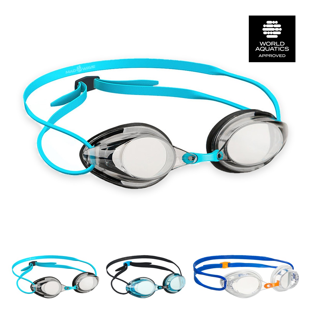 MAD WAVE STREAMLINE in allen Farben: grey, azure, klar/transparent