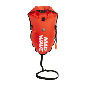 MAD WAVE TOW FLOAT LONG RUNS in orange – aufblasbare Schwimmboje fürs Freiwasser