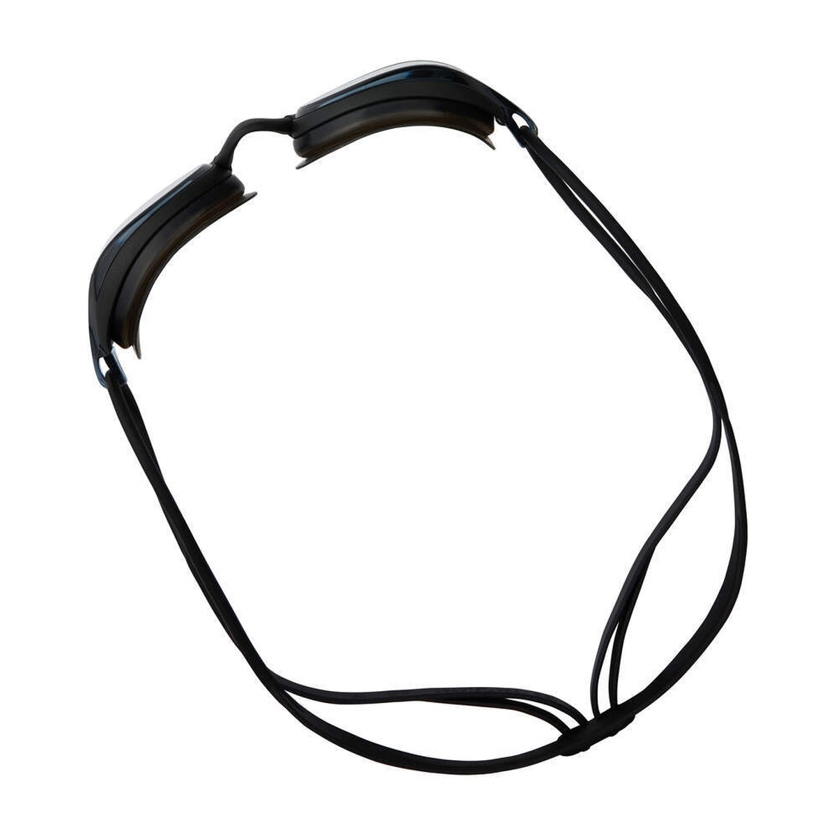 zoggs FUSION AIR Schwimmbrille in schwarz/schwarz/smoke Detailansicht